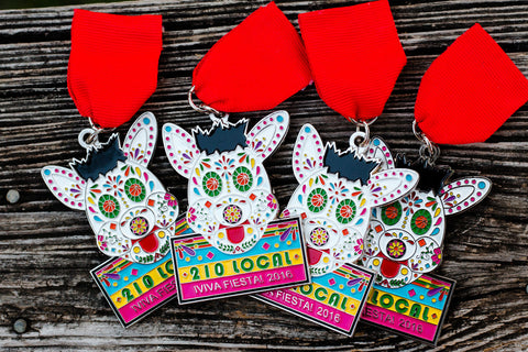 Dia de los Muertos Coyote 2016 Fiesta Medal 210 Local