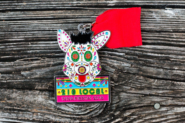 Dia de los Muertos Coyote 2016 Fiesta Medal 210 Local-1