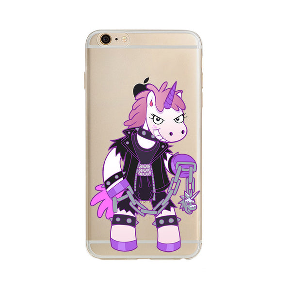 Coque Iphone Licorne ARC-EN-CIEL